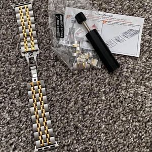 Gold/Silver Apple Watch Band